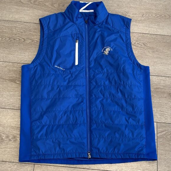 Zero Restriction Golf Vest Men’s XL Primaloft Insulated Lightweight Hybrid Blue - Picture 1 of 7